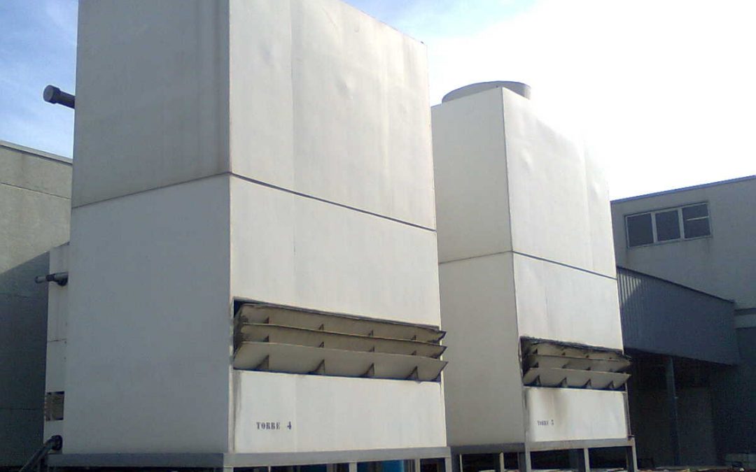 Cooling towers in hospitals